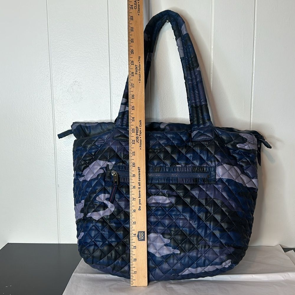 OLIVER THOMAS Wingwoman Large Tote Bag Blue Camo Travel Luggage Purse - Picture 14 of 17